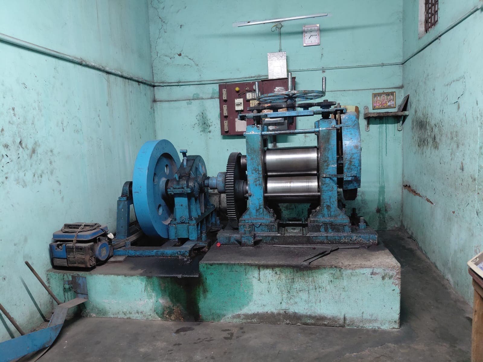 Silver sheet rolling mill