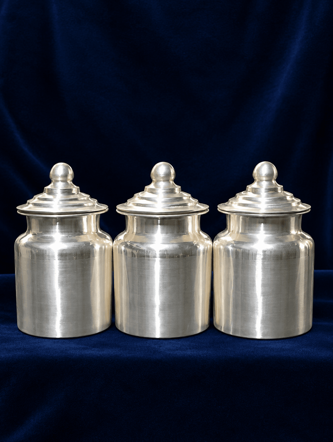 Traditional Silver Jadi Urn